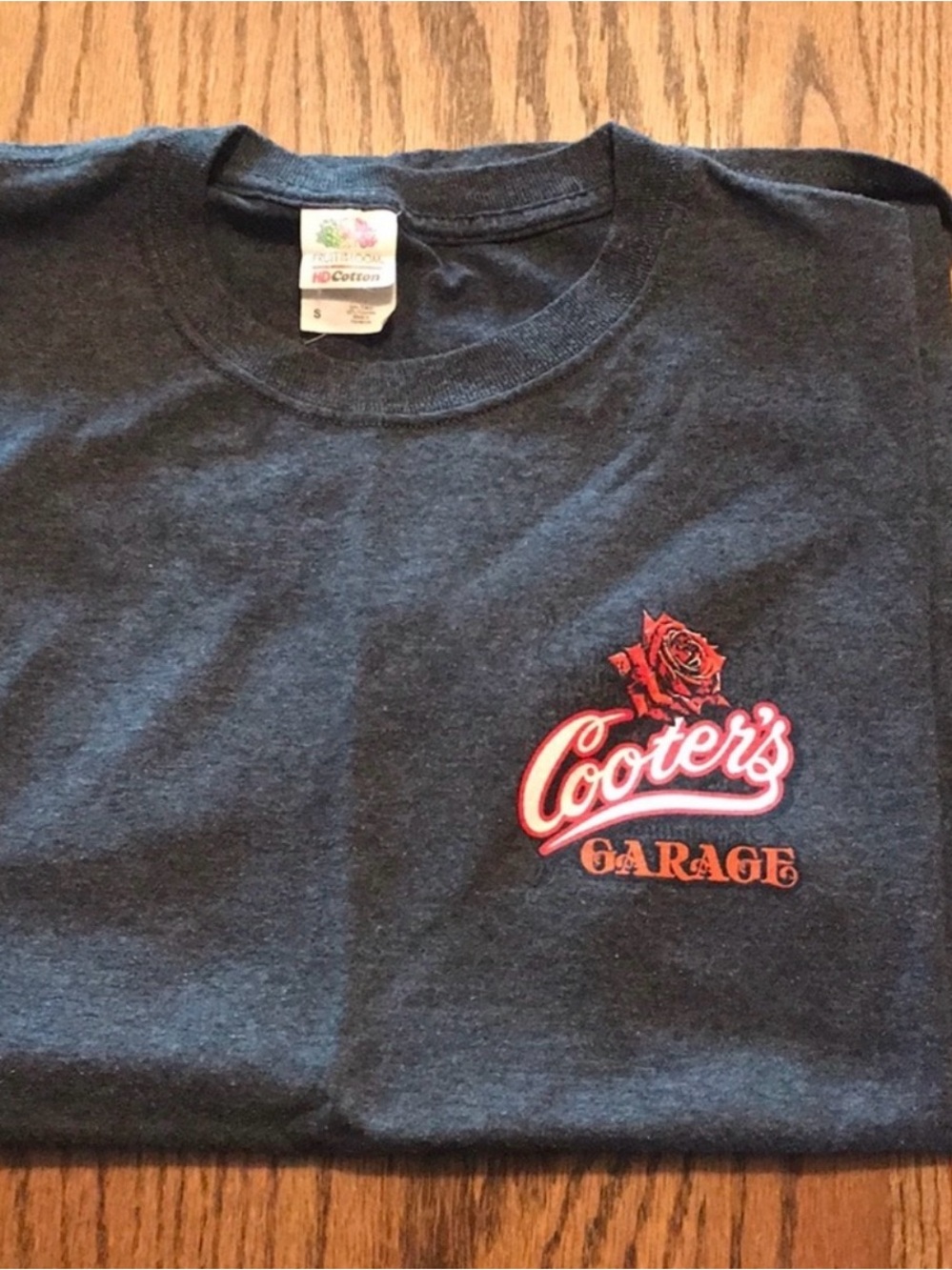 Cooter's Garage Grey Graphic Tee, Sz small